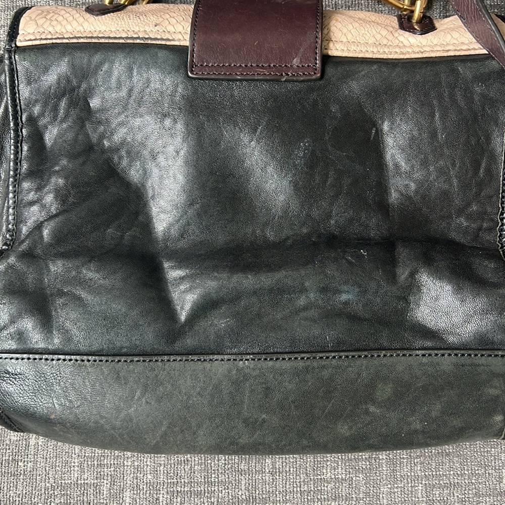 Marc by Marc Jacobs Tri-Colored Leather Satchel Bag - Picture 4 of 5